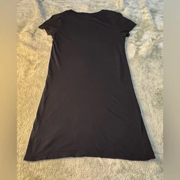 Y2K Juicy Couture Classic Black Tunic Tee - Picture 2 of 4